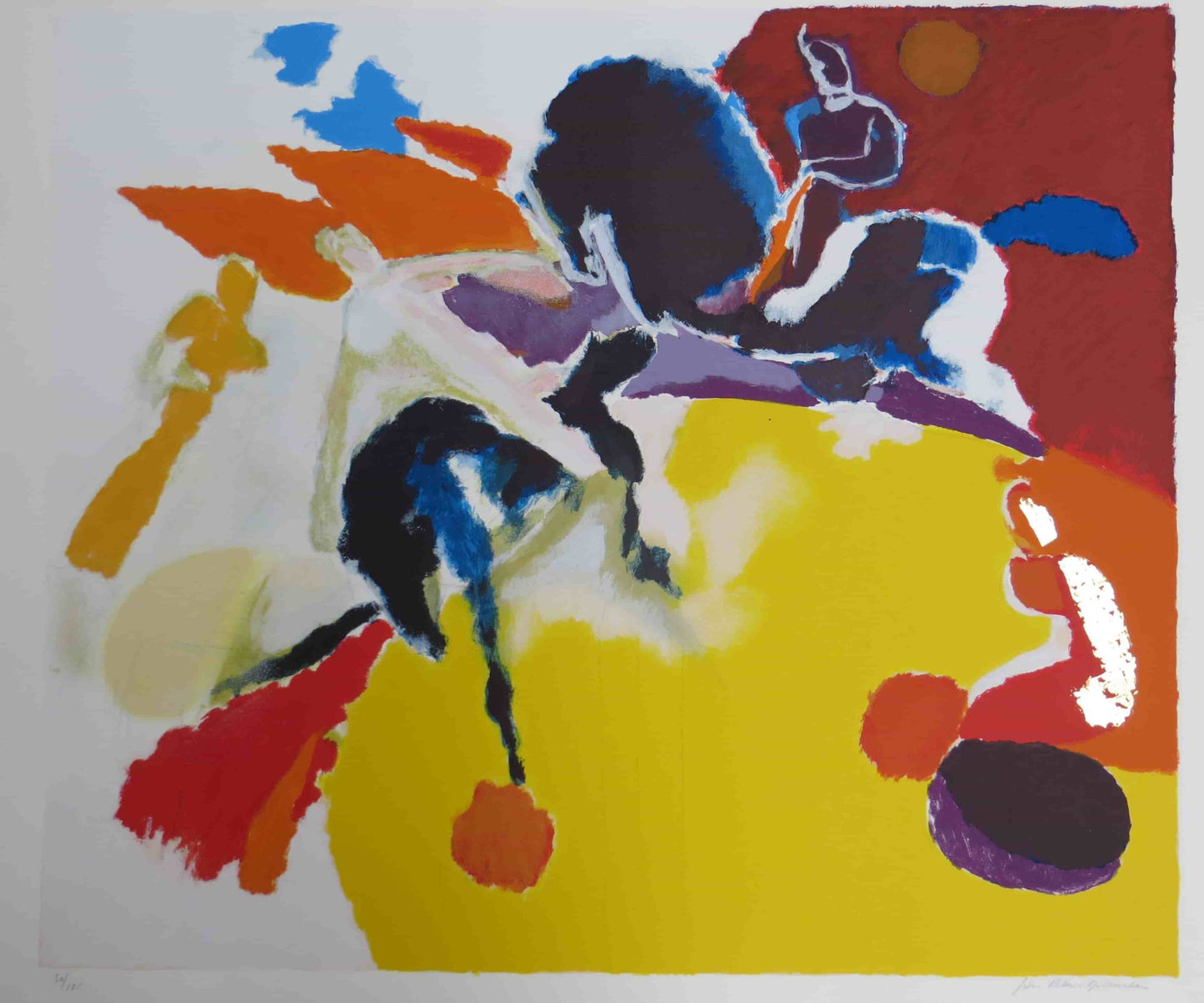 Jan Peter van Opheusden - silkscreen - Around the world