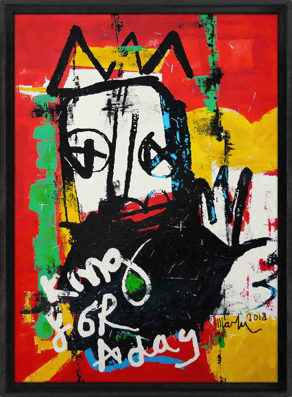Martijn Vincent Smit - painting - King for a Day
