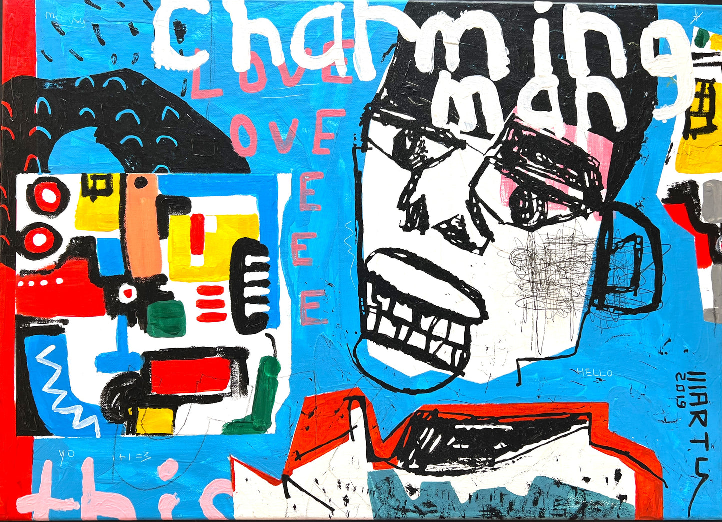 Martijn Vincent Smit - Schilderij - Charming Man