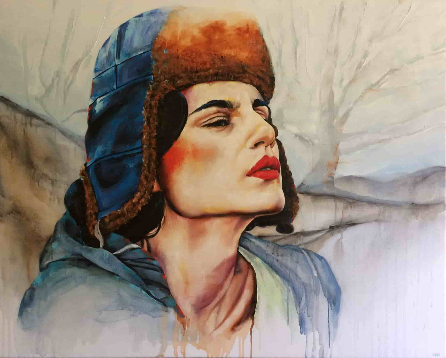 Inge Coolen - painting - Chasin' winter