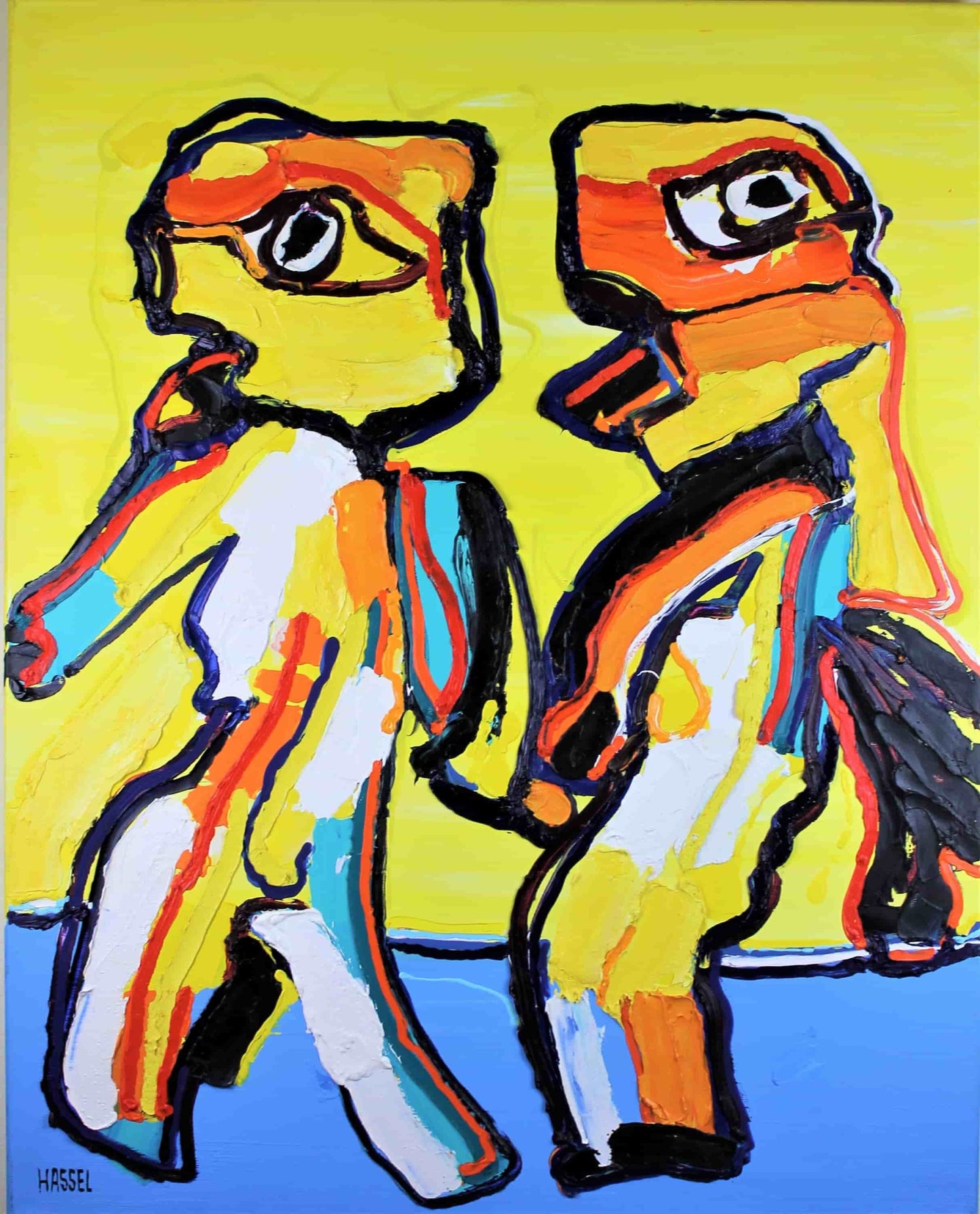 Ad van Hassel - Painting - Cobra