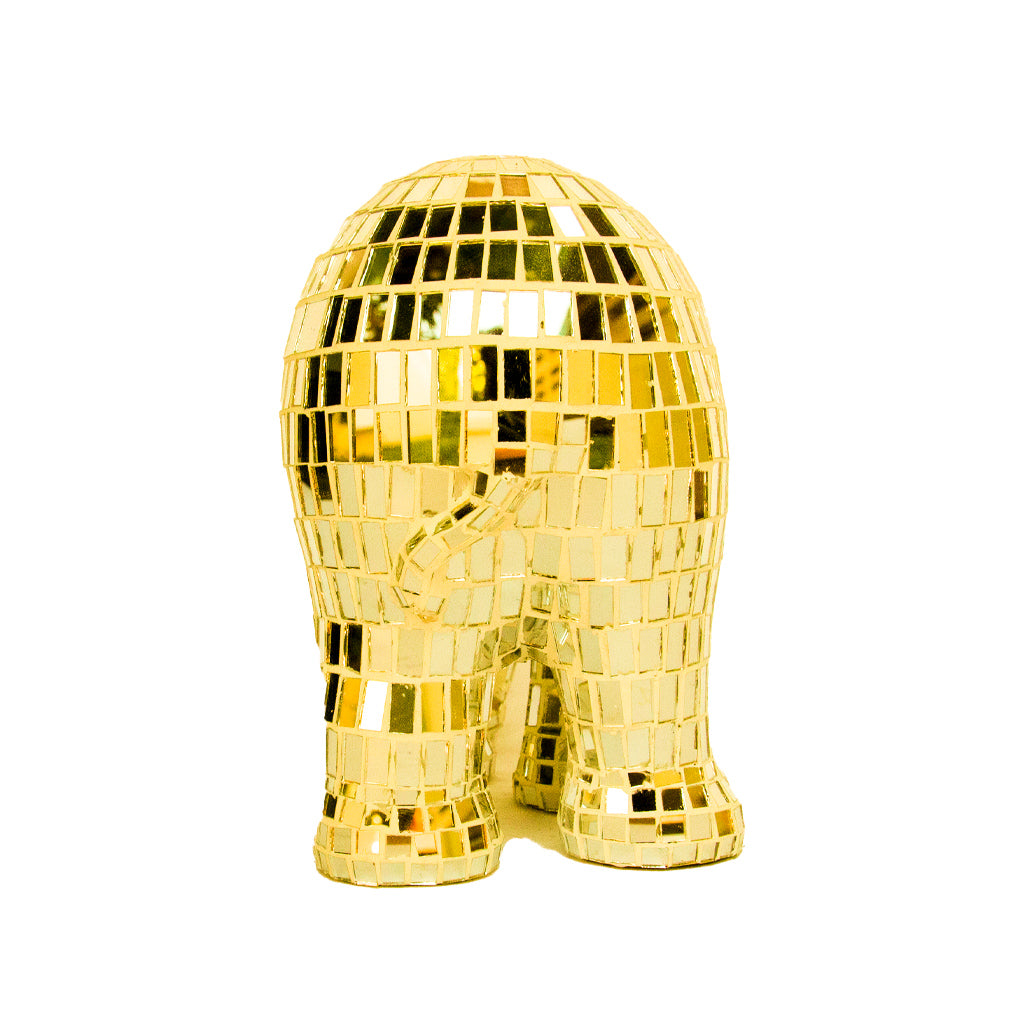 Elephant Parade - Kunstcadeau - Disco disco gold