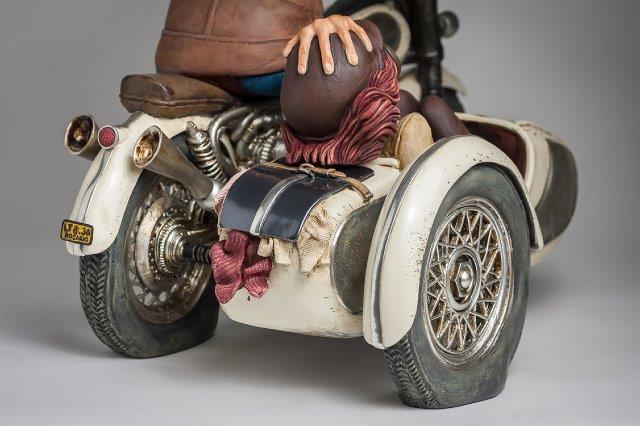 Forchino - Art Gift - Motorcycle with sidecar
