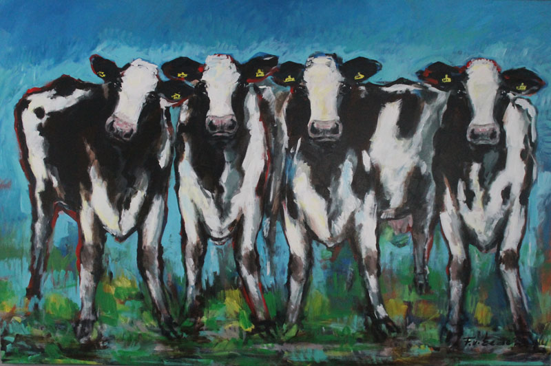 Frits van Eeden - 4 Cows