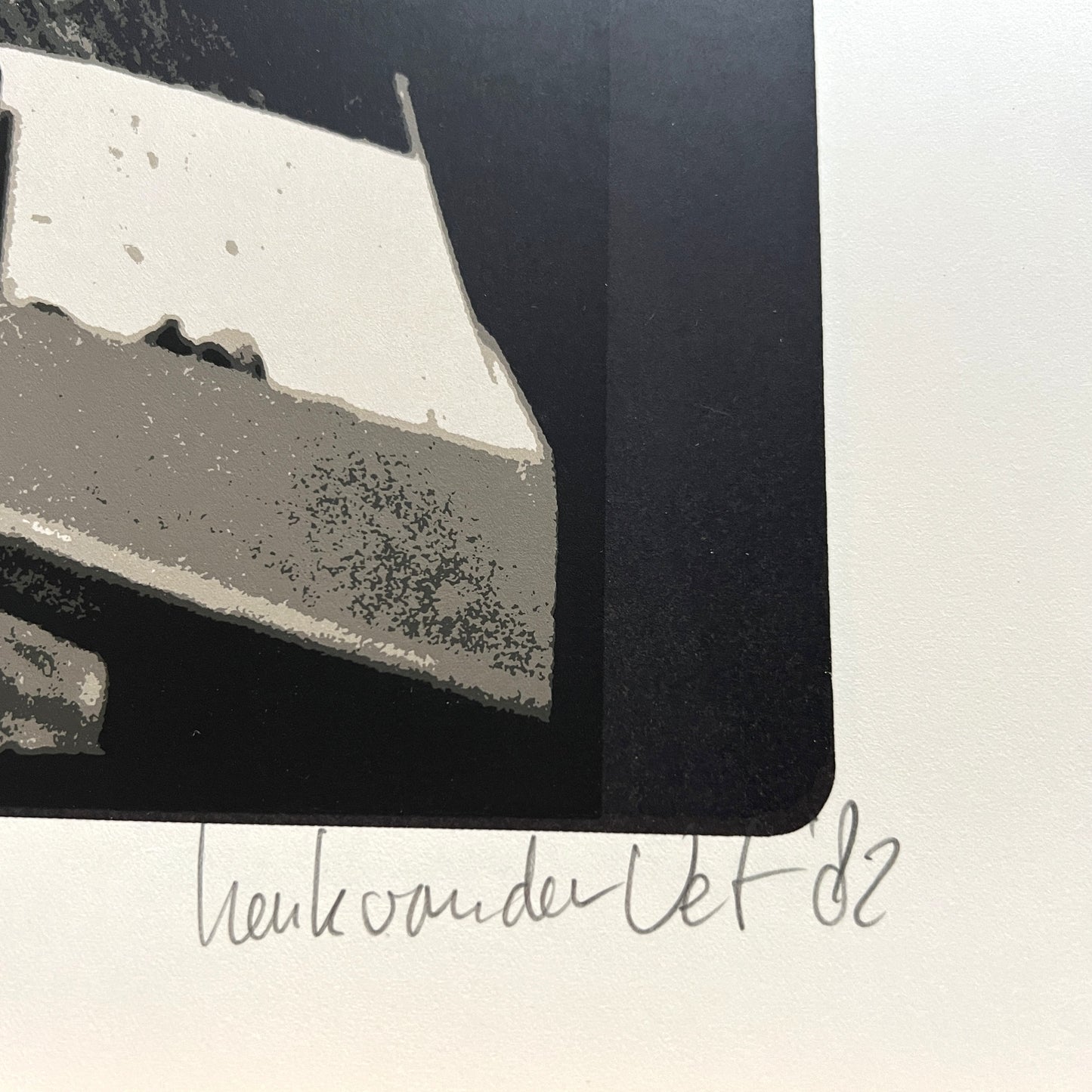 Henk van der Vet - Zeefdruk - Karel Appel en Christian Dotremont Atelier 2