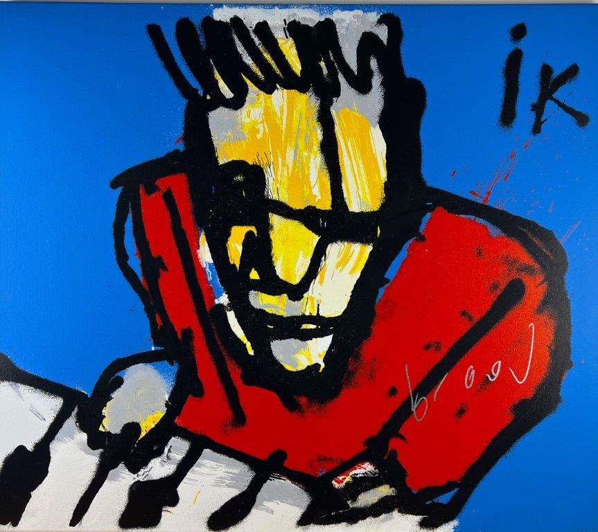 Herman Brood - Zeefdruk op linnen - Ik