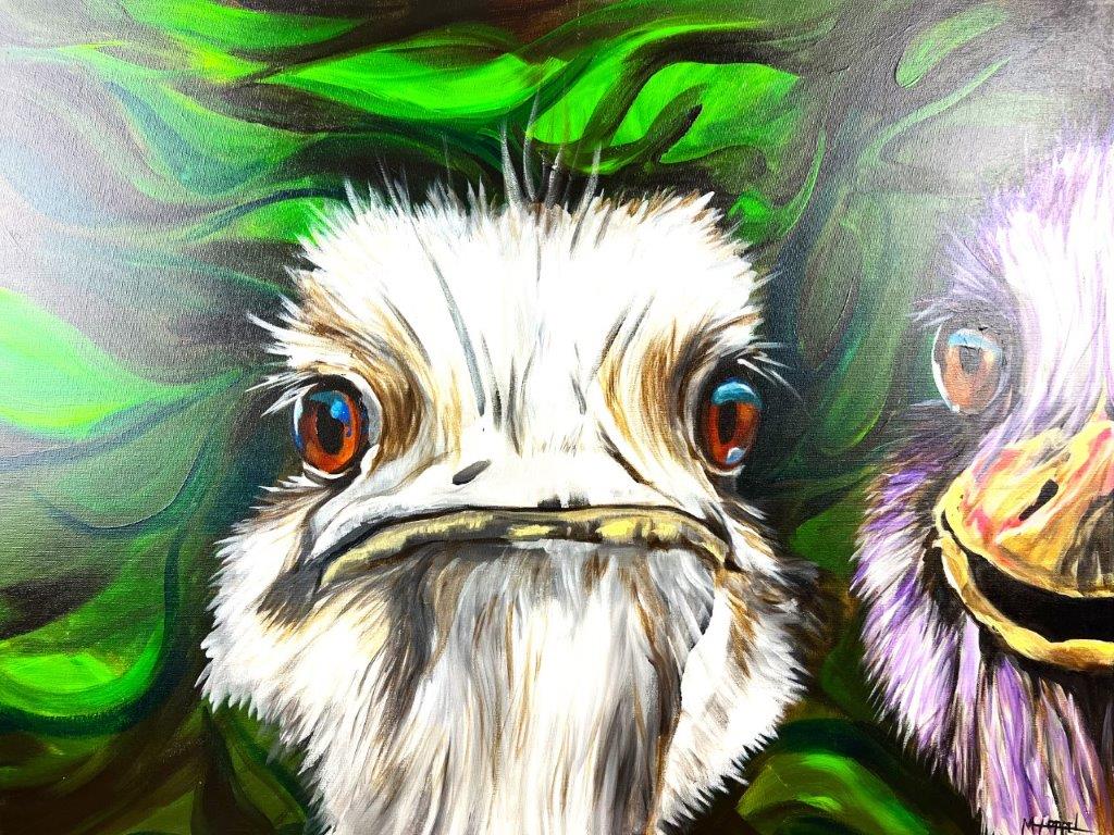 Mieke Hoppel - Ostrich