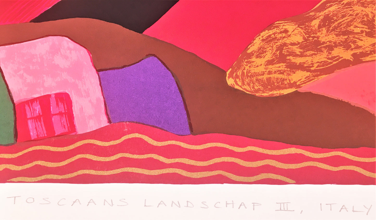 Ronald Boonacker - Zeefdruk - Toscane III