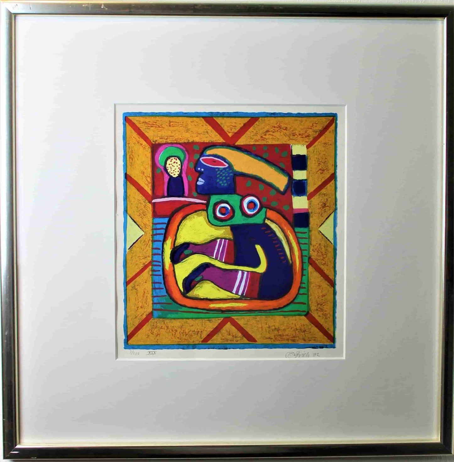 Clemens Briels - Silkscreen - XIX