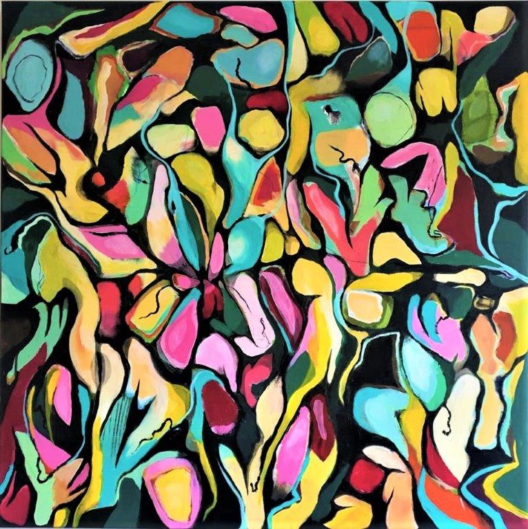 Jeanny van der Sanden - Painting - Abstract 0