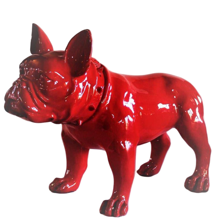 Large French Bull Dog Red