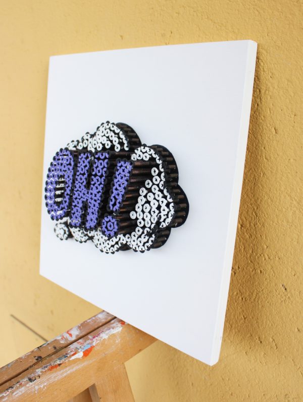 Alessandro Padovan - Screw art - Mini Oh wit