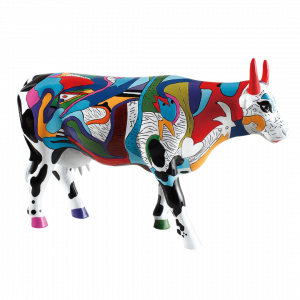 Cow Parade - kunst cadeau - Ziv s udderly cow