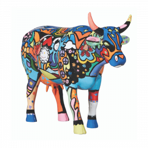 Cow Parade - kunst cadeau - Moosy in the sky