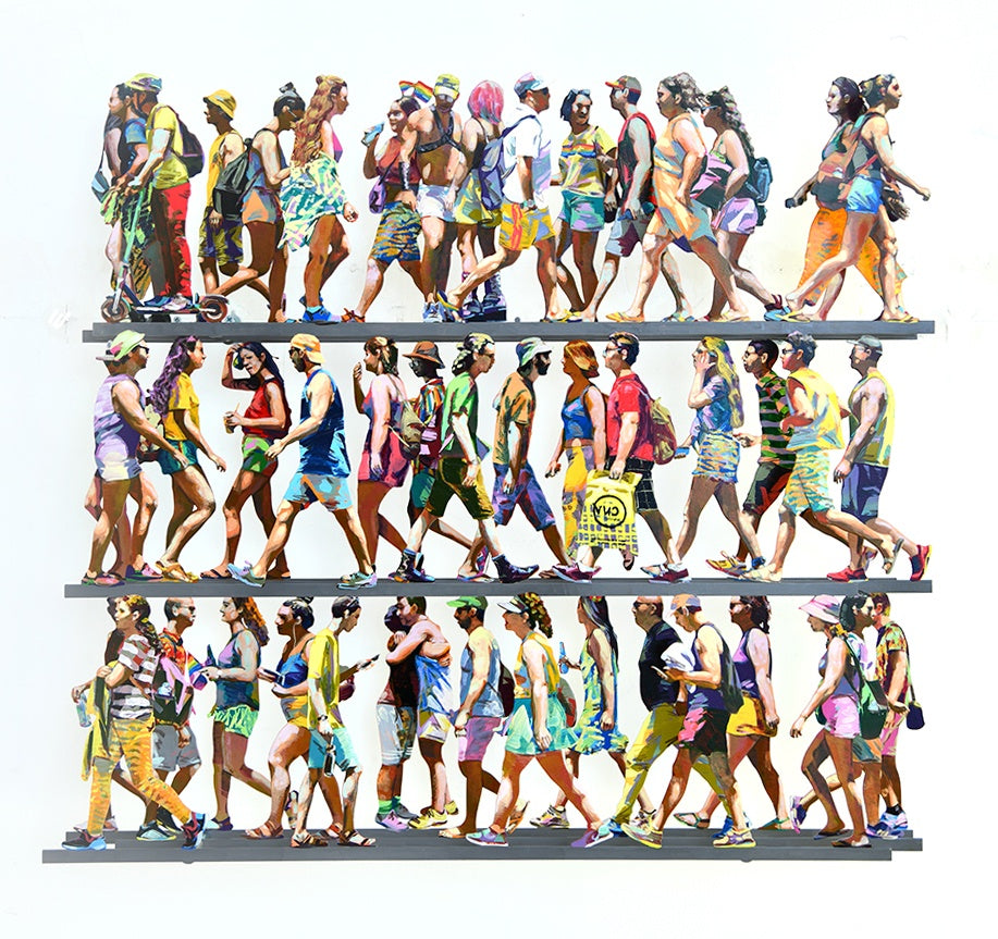 David Gerstein - Wall Sculpture - 5th Avenue O (Gay Parade)