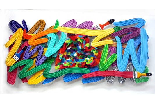 David Gerstein - Wall Sculpture - Art Attack