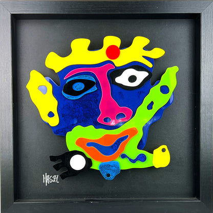 Ad van Hassel - Schilderij - Cobra face 6