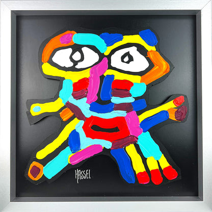 Ad van Hassel - Schilderij - Cobra face 4