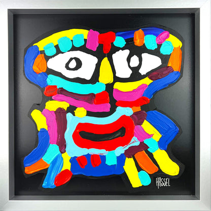 Ad van Hassel - Schilderij - Cobra face 5