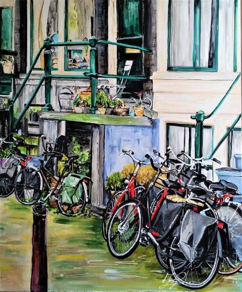 Jose Goevaers - Schilderij - Amsterdam 6