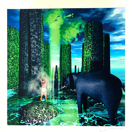 Arturo - Zeefdruk - Olifant