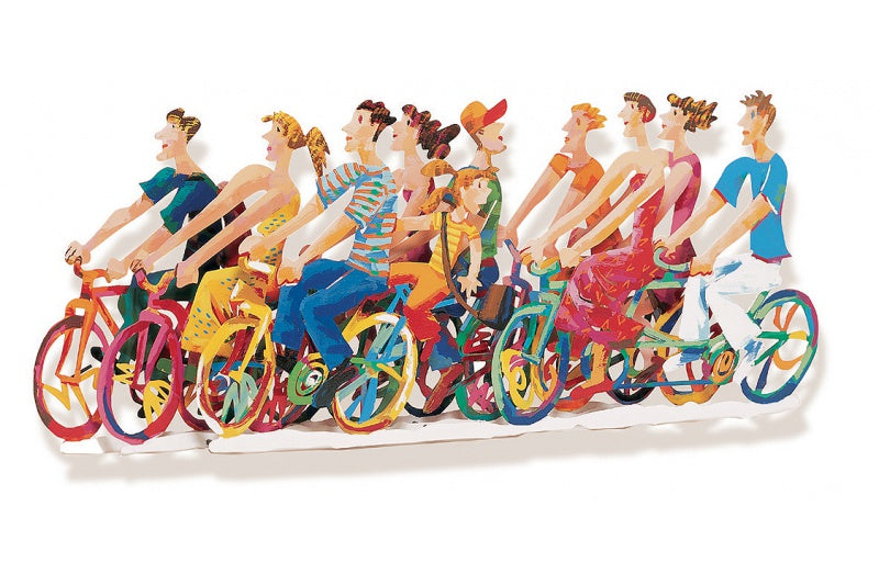 David Gerstein - Wall Sculpture - Biking II/B