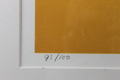 Theo Baars - Silkscreen - Fire engine