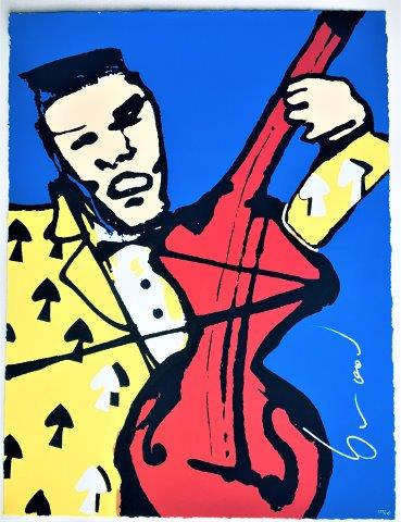 Herman Brood - Zeefdruk - Cellist