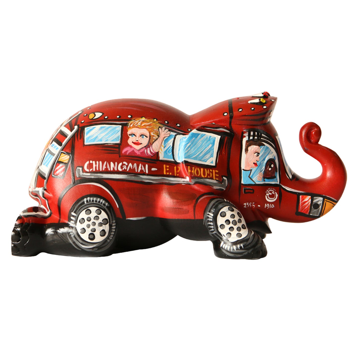 Elephant Parade - Kunstcadeau - Chiang Mai Red Bus