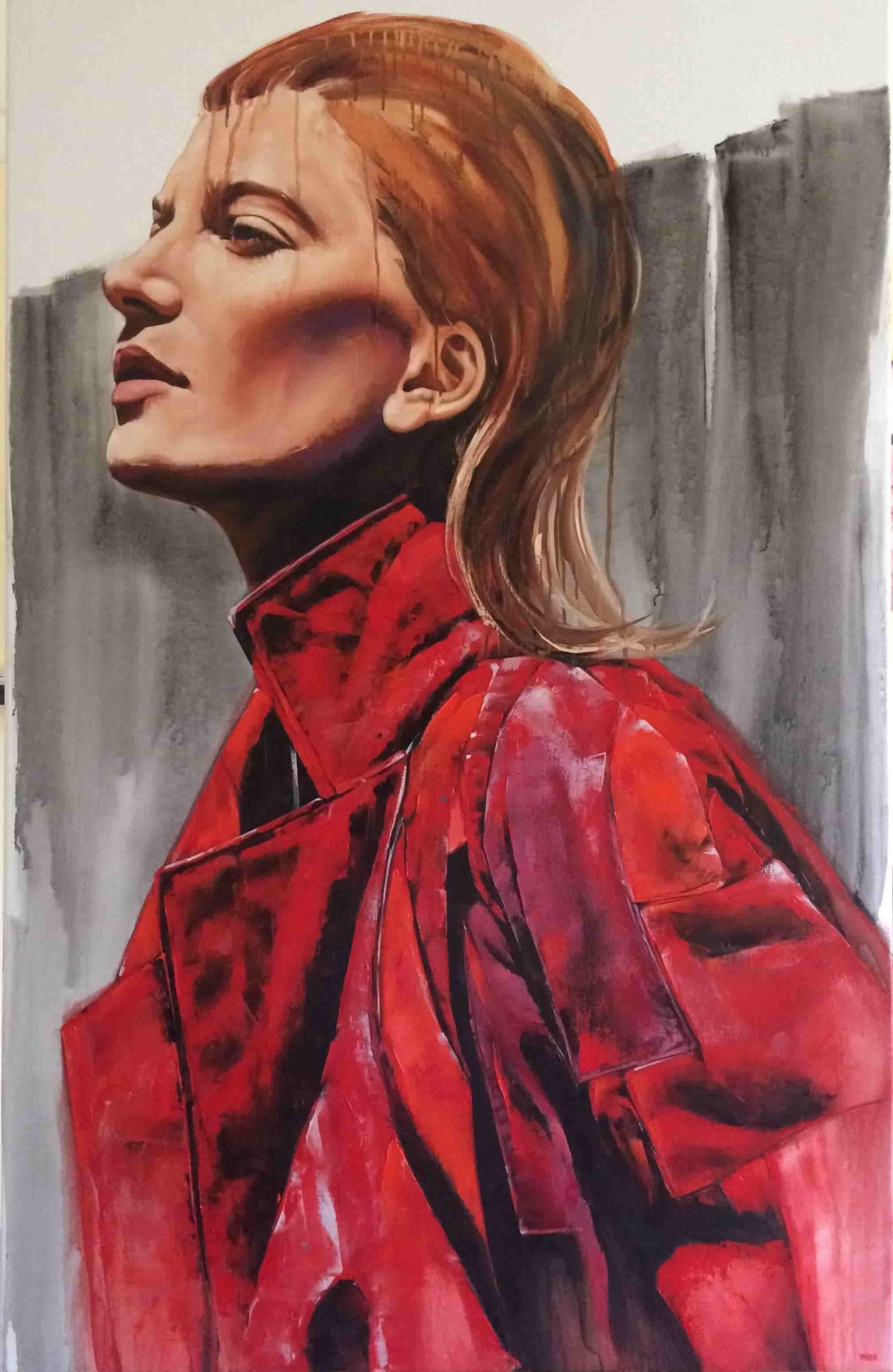 Inge Coolen - schilderij - Coat