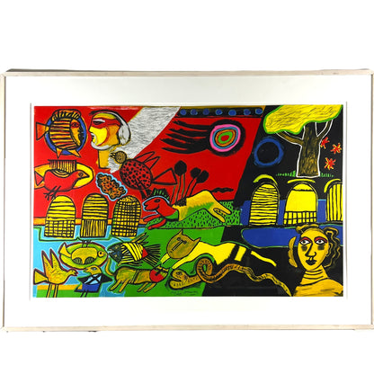 Corneille - Zeefdruk - Présence africaine