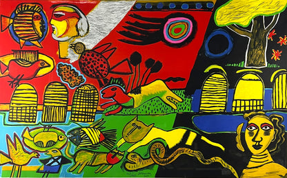 Corneille - Zeefdruk - Présence africaine