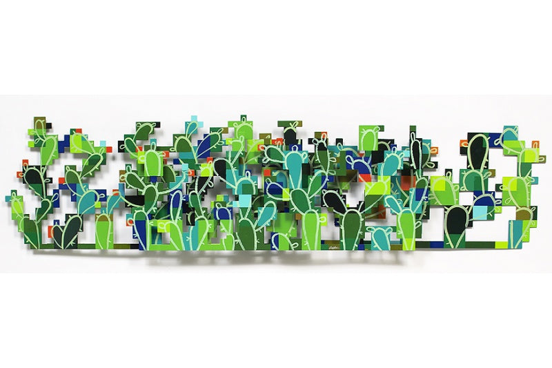 David Gerstein - Wall Sculpture - Digital cactus