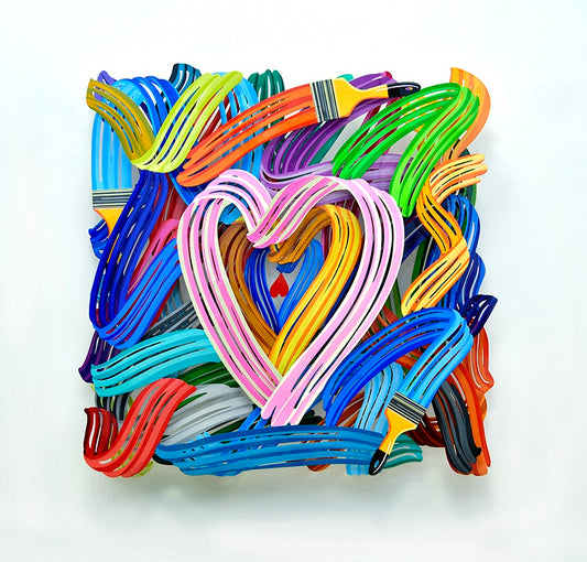 David Gerstein - Wall Sculpture - Drop of Love