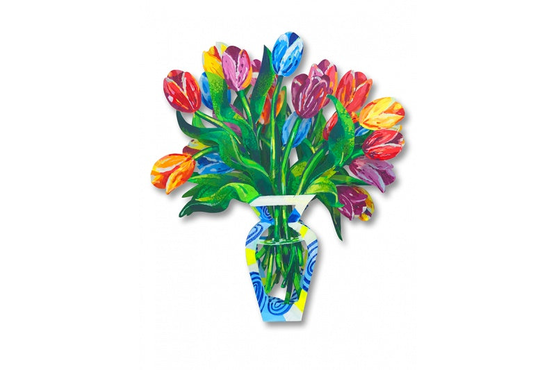 David Gerstein - Wall Sculpture - Bouquet - Dutch