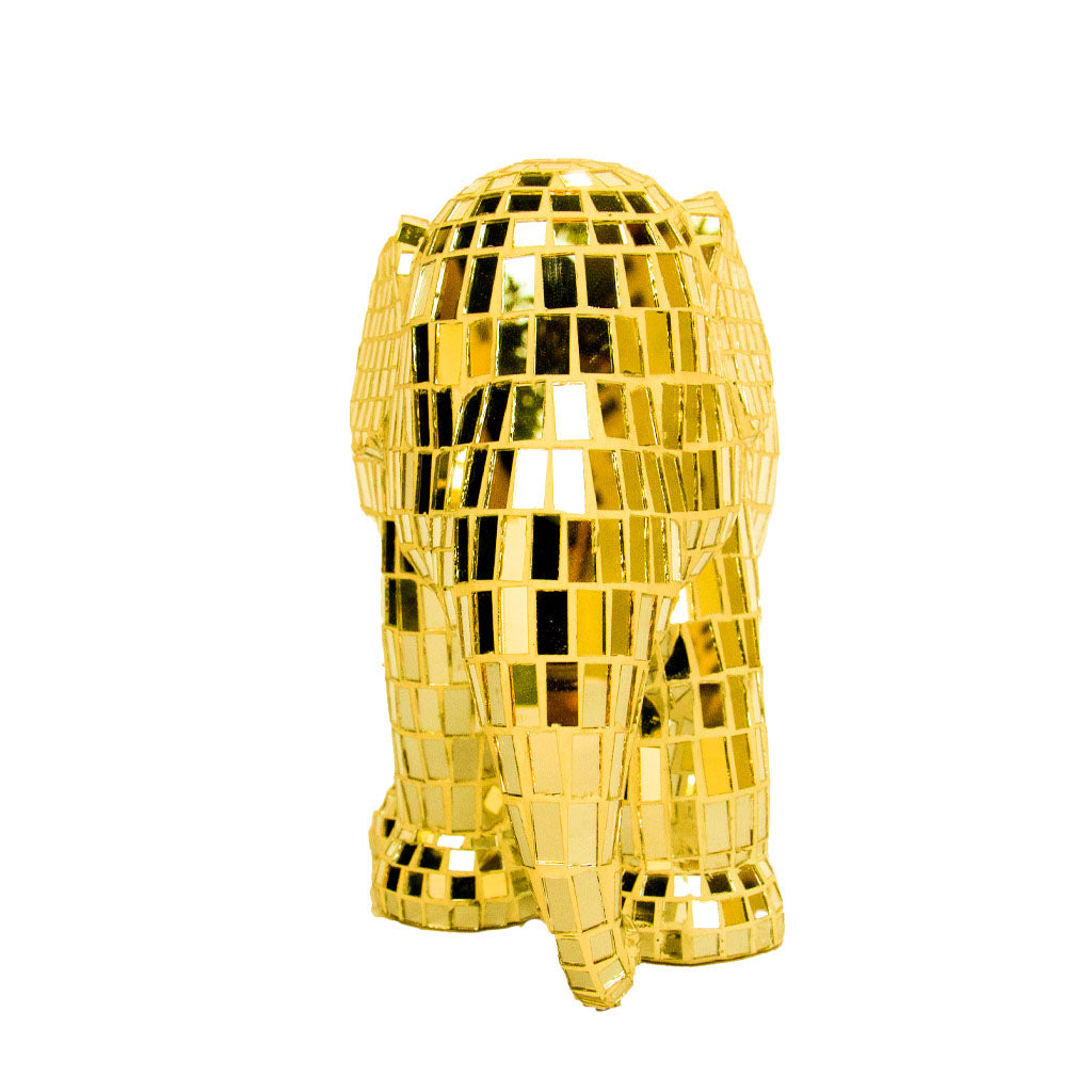 Elephant Parade - Kunstcadeau - Disco disco gold