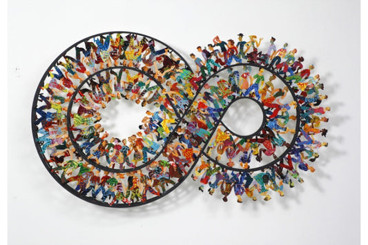 David Gerstein - Wall Sculpture - Endless walk