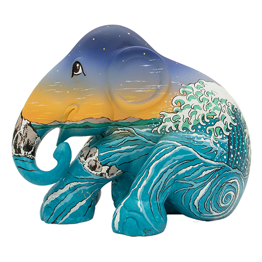 Elephant Parade - Kunstcadeau - Evening tide
