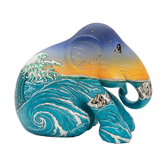 Elephant Parade - Kunstcadeau - Evening tide