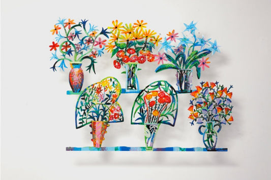 David Gerstein - Wall Sculpture - Flower shop A