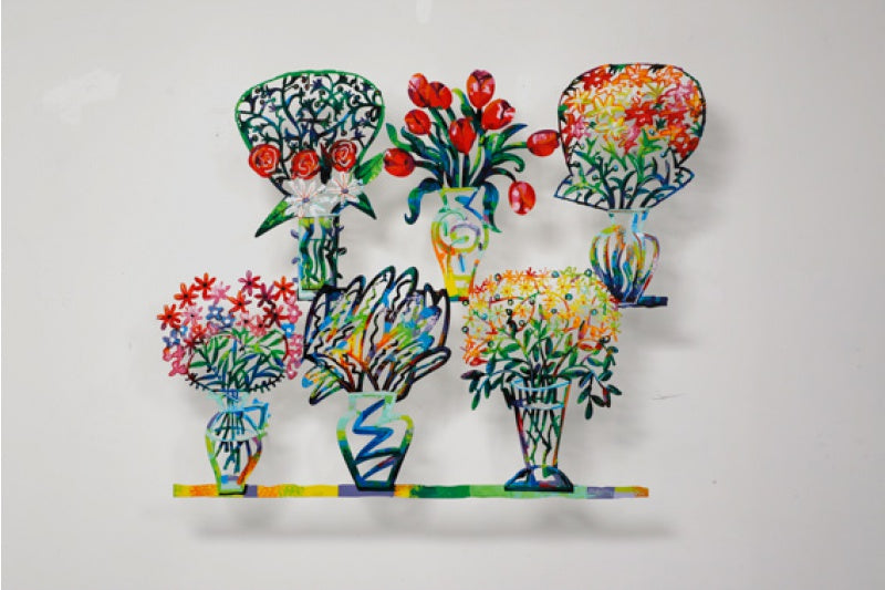 David Gerstein - Wall Sculpture - Flower shop B