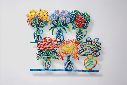 David Gerstein - Wall Sculpture - Flower shop C