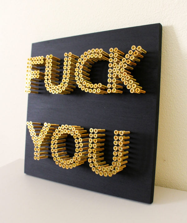 Alessandro Padovan - Screw art - F* You