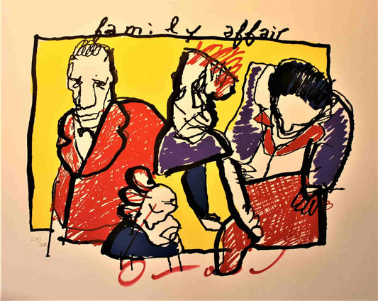 Herman Brood - zeefdruk - Family afairs