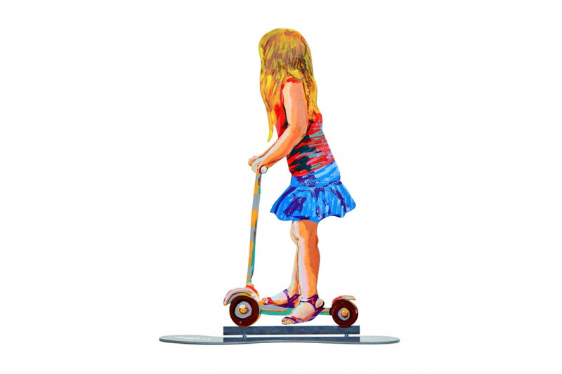 David Gerstein - Kunst Cadeau - Girl On Scooter - 23