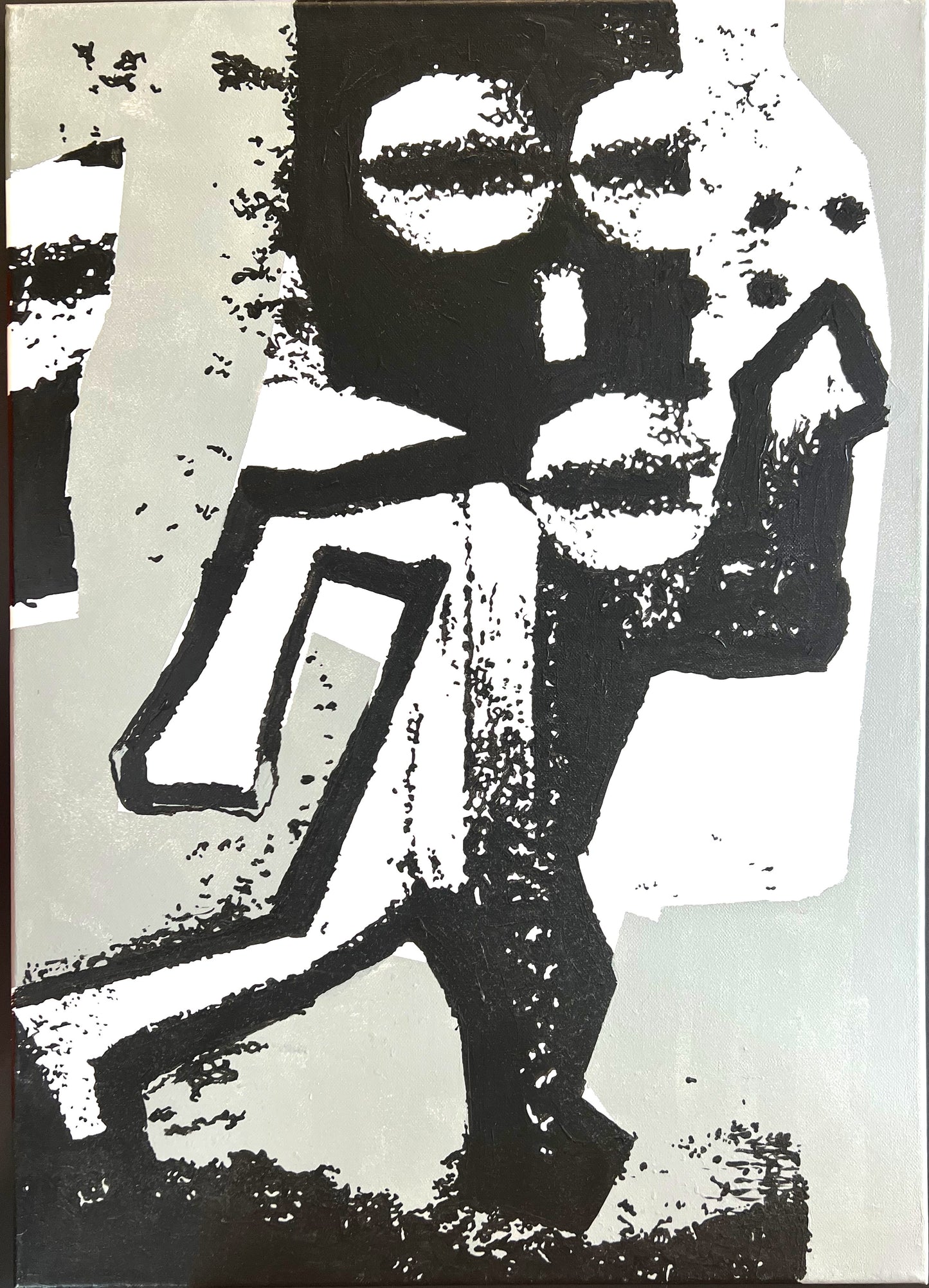 Martijn Vincent Smit - Schilderij - Grey Man