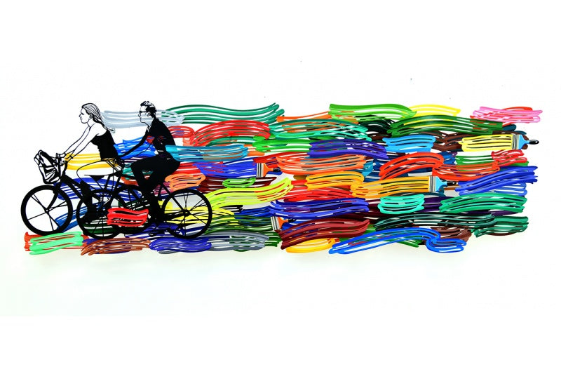 David Gerstein - Wall Sculpture - happy Ride