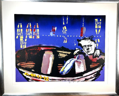 Herman Brood - Zeefdruk - Bootje