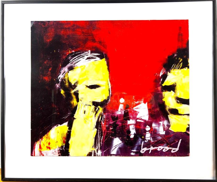 Herman Brood - Litho - Red