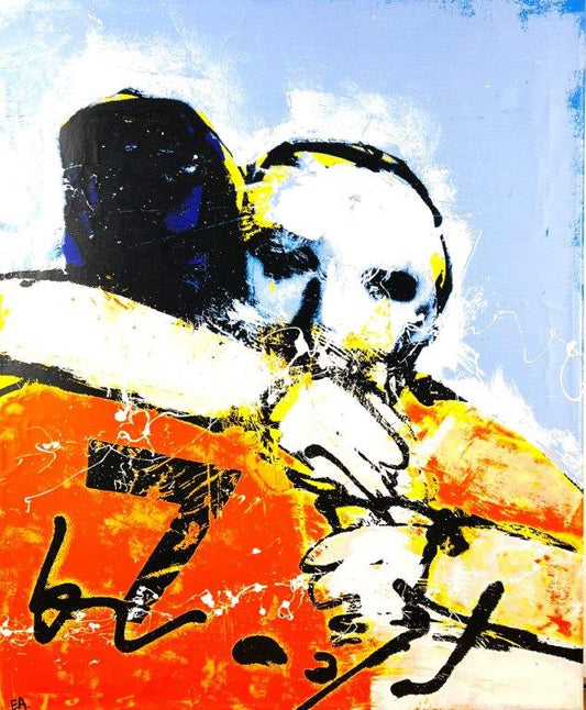 Herman Brood - Litho op canvas - Nr 7